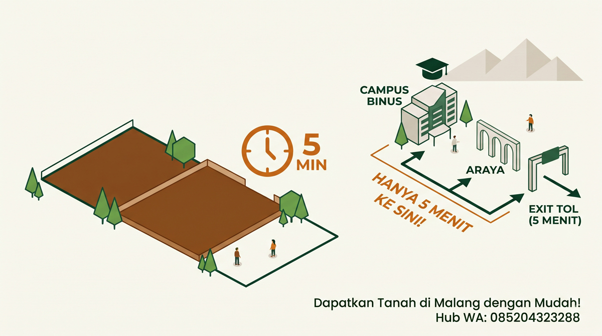 Tanah Dijual Dekat Kota Malang Genitri - Pakis Malang